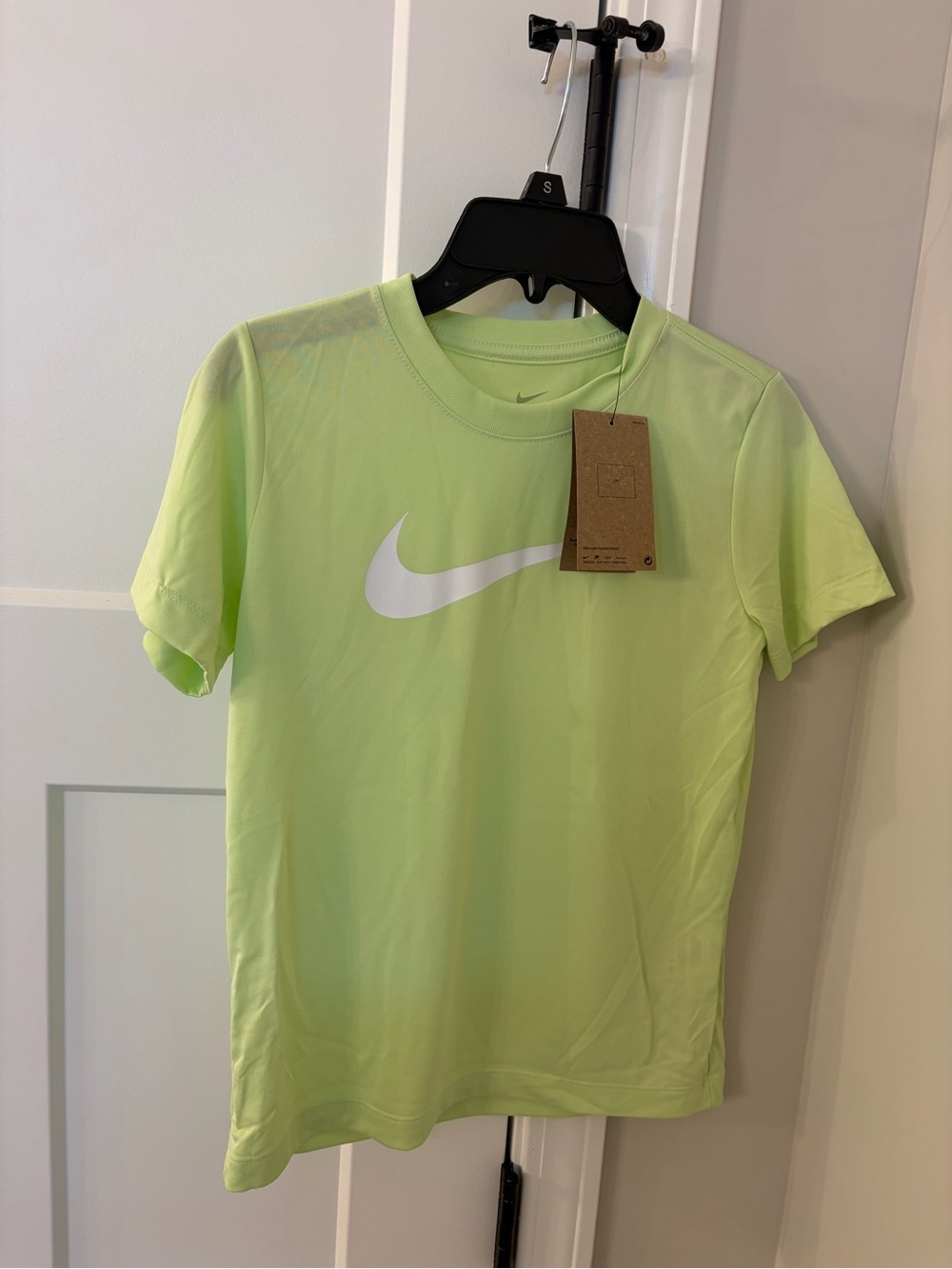 Nike Lime Green Short Sleeve Swoosh Tee